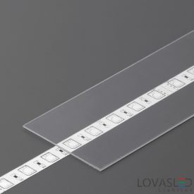   "G" becsúsztatható fedél - Víztiszta - 2 méter