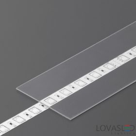   "G" becsúsztatható fedél - Víztiszta - 2 méter