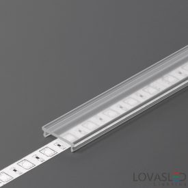 "F" bepattintható fedél - Víztiszta - 2 méter