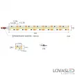 LovasLED LED szalag 24V 24W 3000K CRI>90 420LED/m